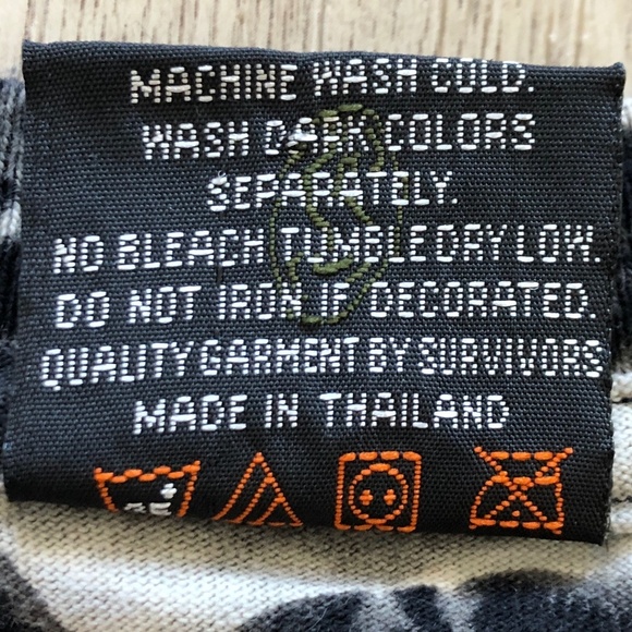 Skull T Shirt,  Unisex, Horror, Goth Graphic Tee, With Metal Studs, Size Med - Picture 7 of 7